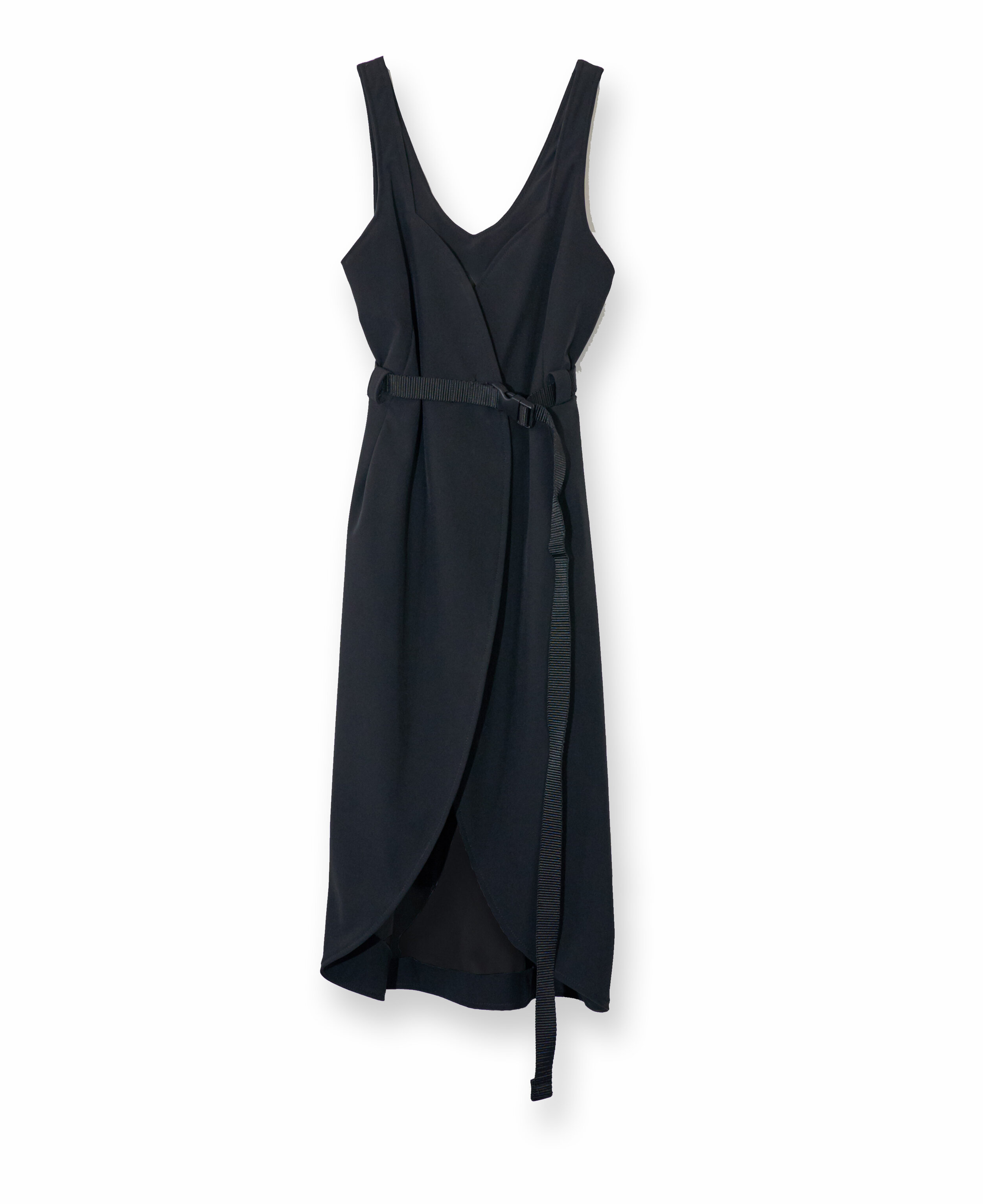 Theredthread S　黒 drape romper THEREDTHREAD / ザレッドスレッド】S drape romper